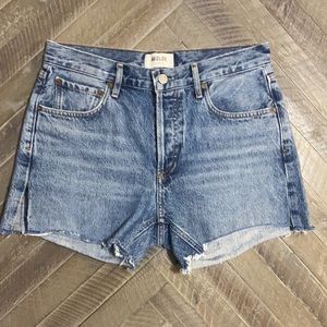 Agolde Cutoff denim shorts